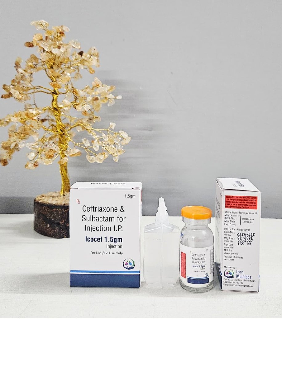 Icocef-1.5gm Injection